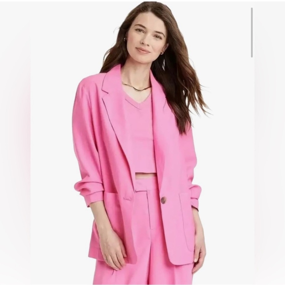 a new day Bright Pink Blazer